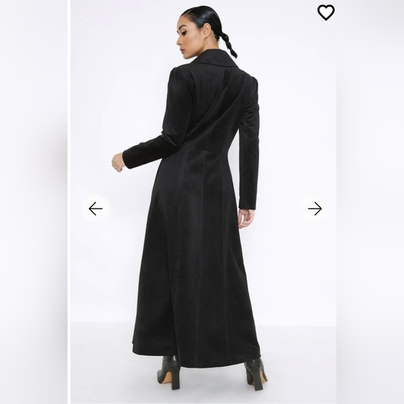 Blackmilk “BLK CURSED BATS VELVET TRENCH COAT” Size 12US/16 AUS NWT Floor Length - Picture 2 of 5